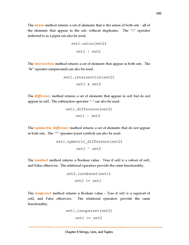 Introduction to Python Programming: Starting Out with IDLE - Strings, Lists, Dictionaries, and Sets 26